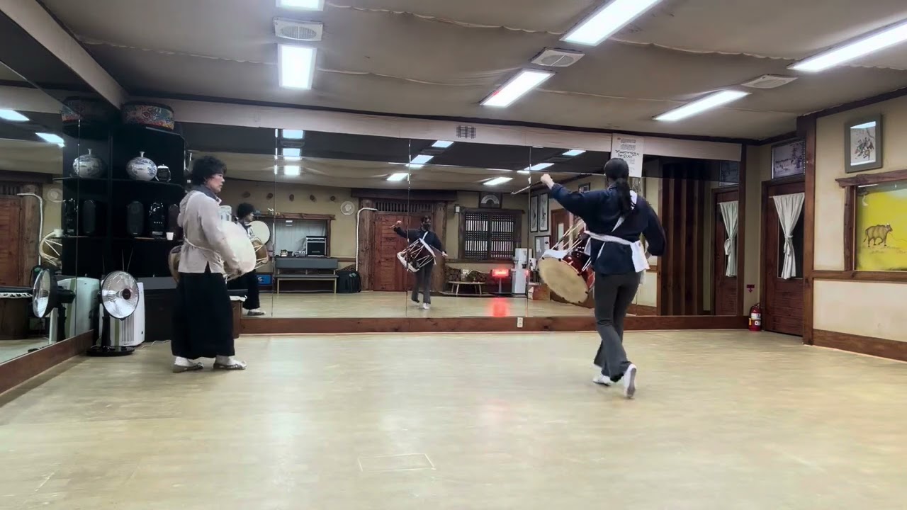 선반 설장구 레슨중 _