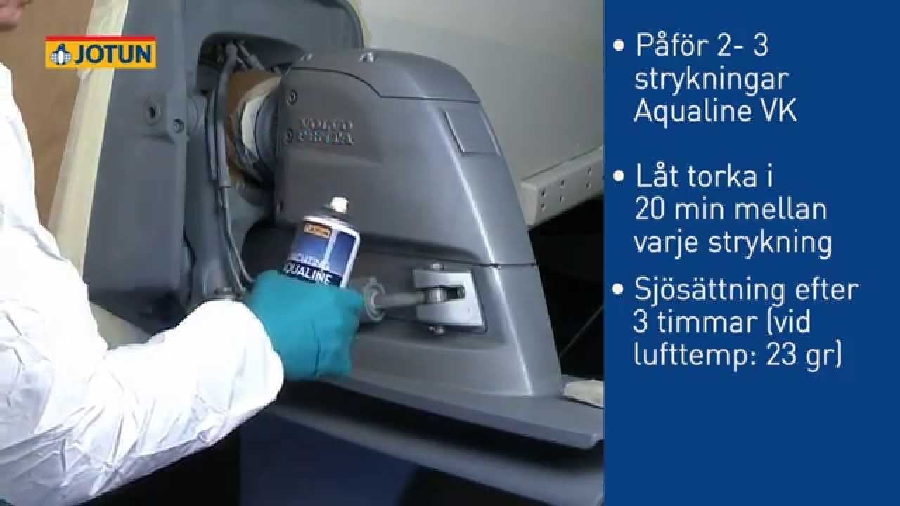 Måla drev JOTUN Yachting Aqualine VK
