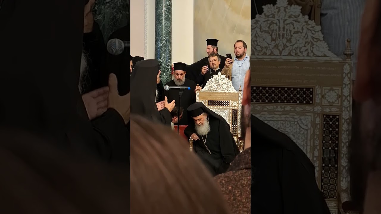 IPS TEODOSIE ȘI PATRIARHUL IERUSALIMULUI 