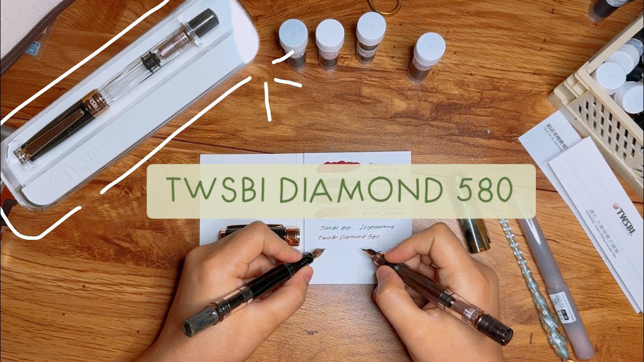 Сравнение новых моделей TWSBI Diamond 580 и TWSBI Eco