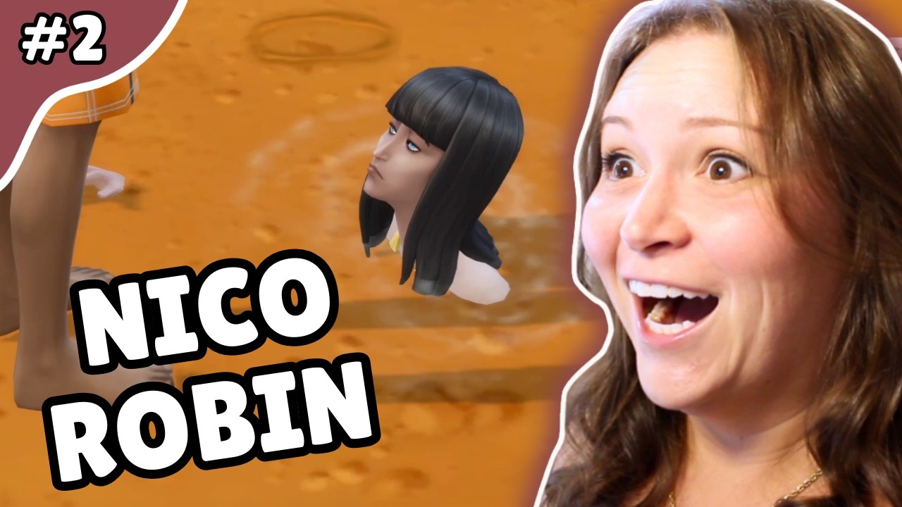 Sims 4 One Piece Season 2: Robin Drowns in Sand???