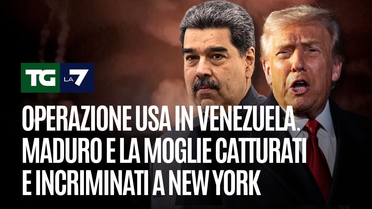 Operazione Usa in Venezuela. Maduro e la moglie catturati e incriminati a New York