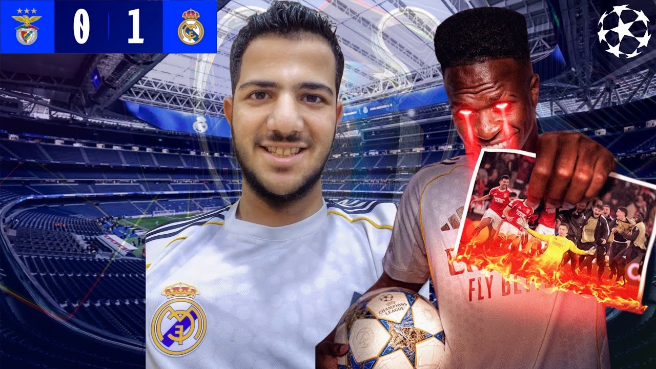 ريال مدريد بيفوز على بنفيكا فوز مهم جداً خارج الأرض فى ذهاب ملحق دوري أبطال أوروبا🤍