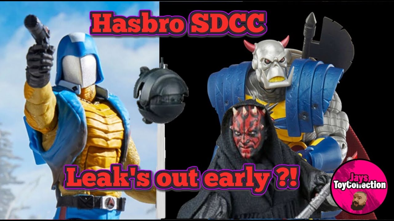 Hasbro SDCC Exclusives 2024 Leaked ?! Marvel Legends Deaths Head GI Joe Classified Cobra Commander