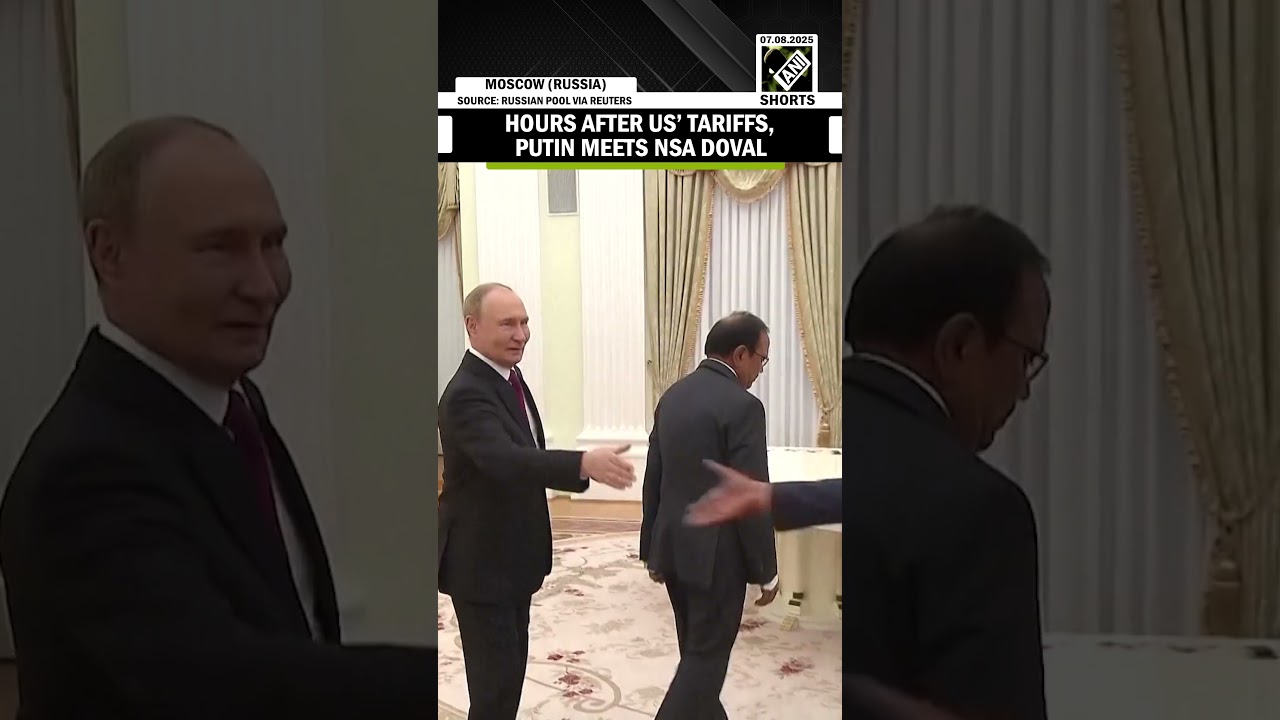 Hours after 50% tariffs on India, Russian Prez Putin holds meeting with NSA Doval at Kremlin