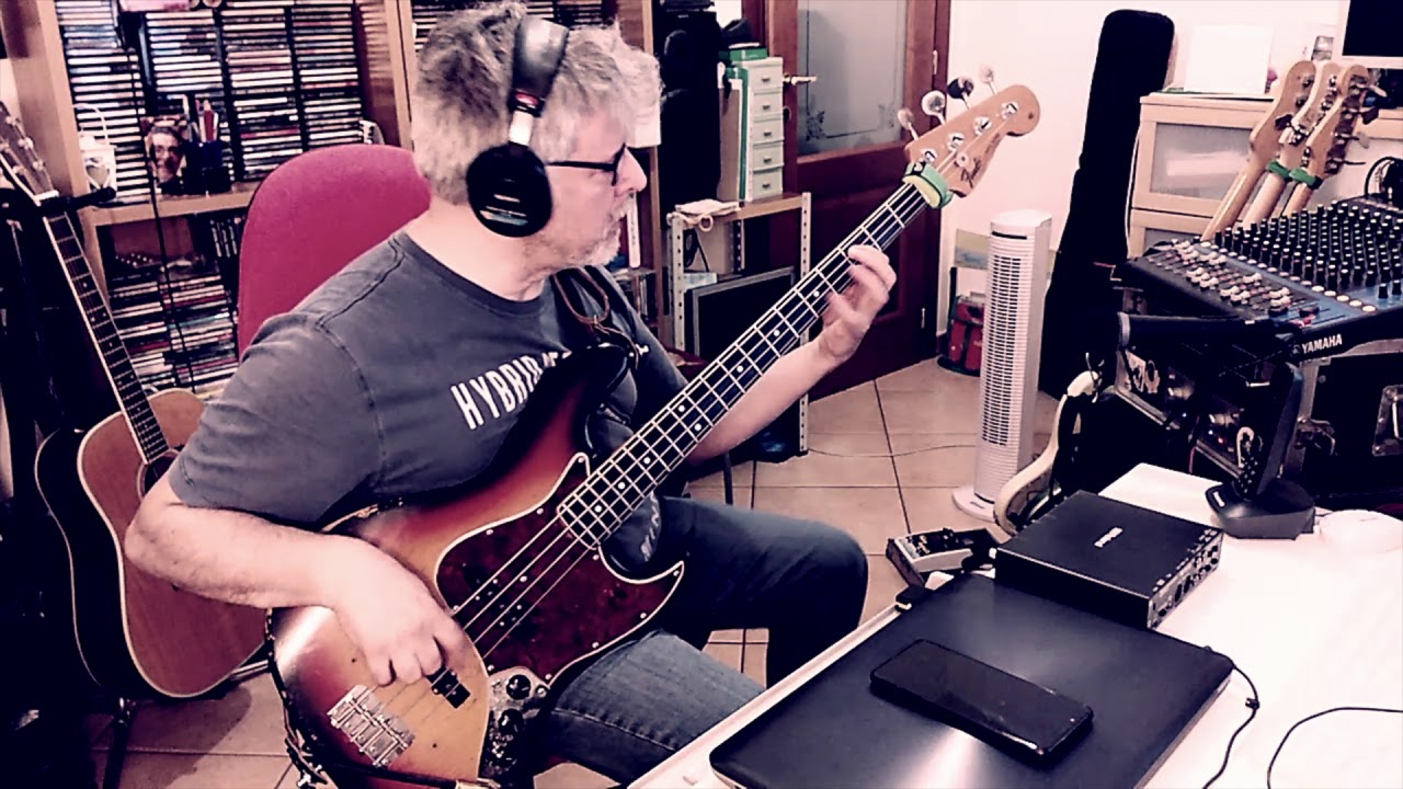 Disco Inferno by Trammps (personal bass cover ) by Rino Conteduca with 1966 Fender jazz bass