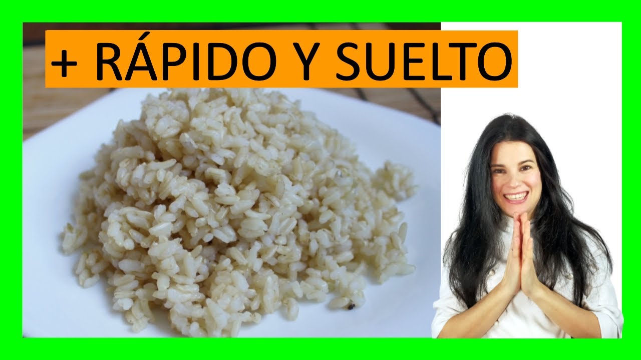 ✅ Cómo hacer ARROZ integral en 10 Minutos SIN QUE SE PEGUE