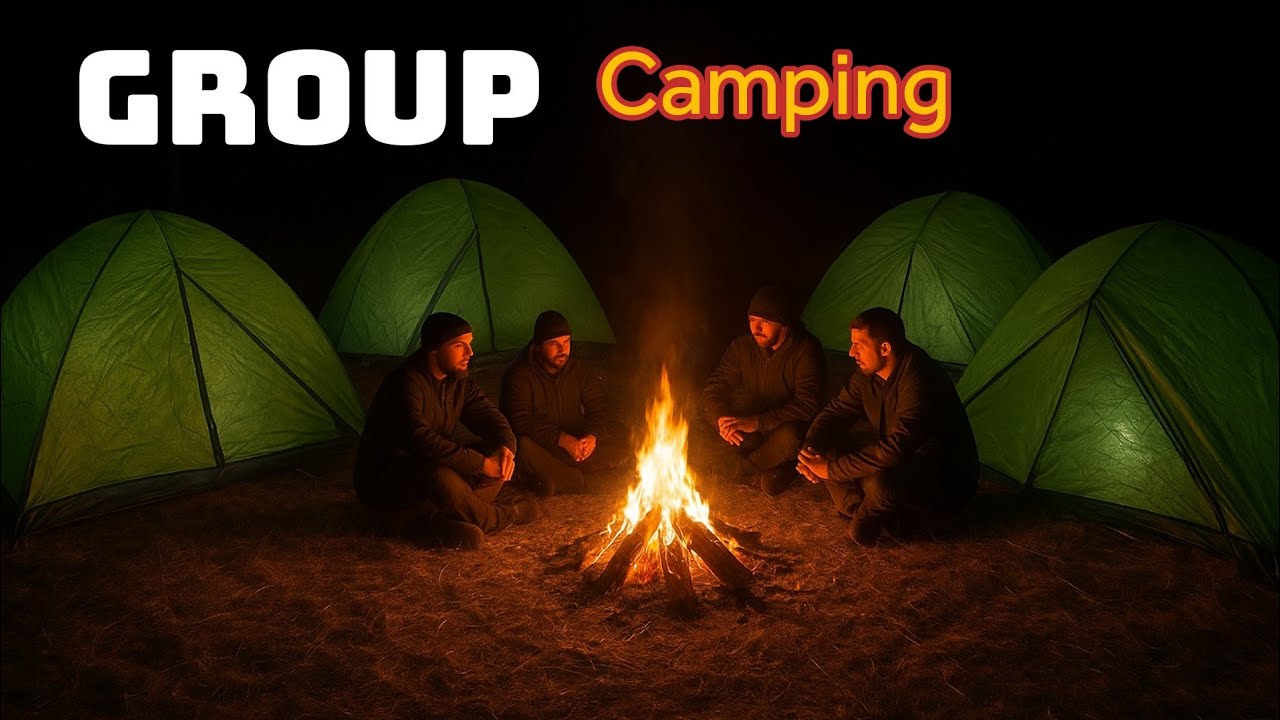 First Time Group Camping With Ammar Biker | Bonfire & Adventure | camping in 2025