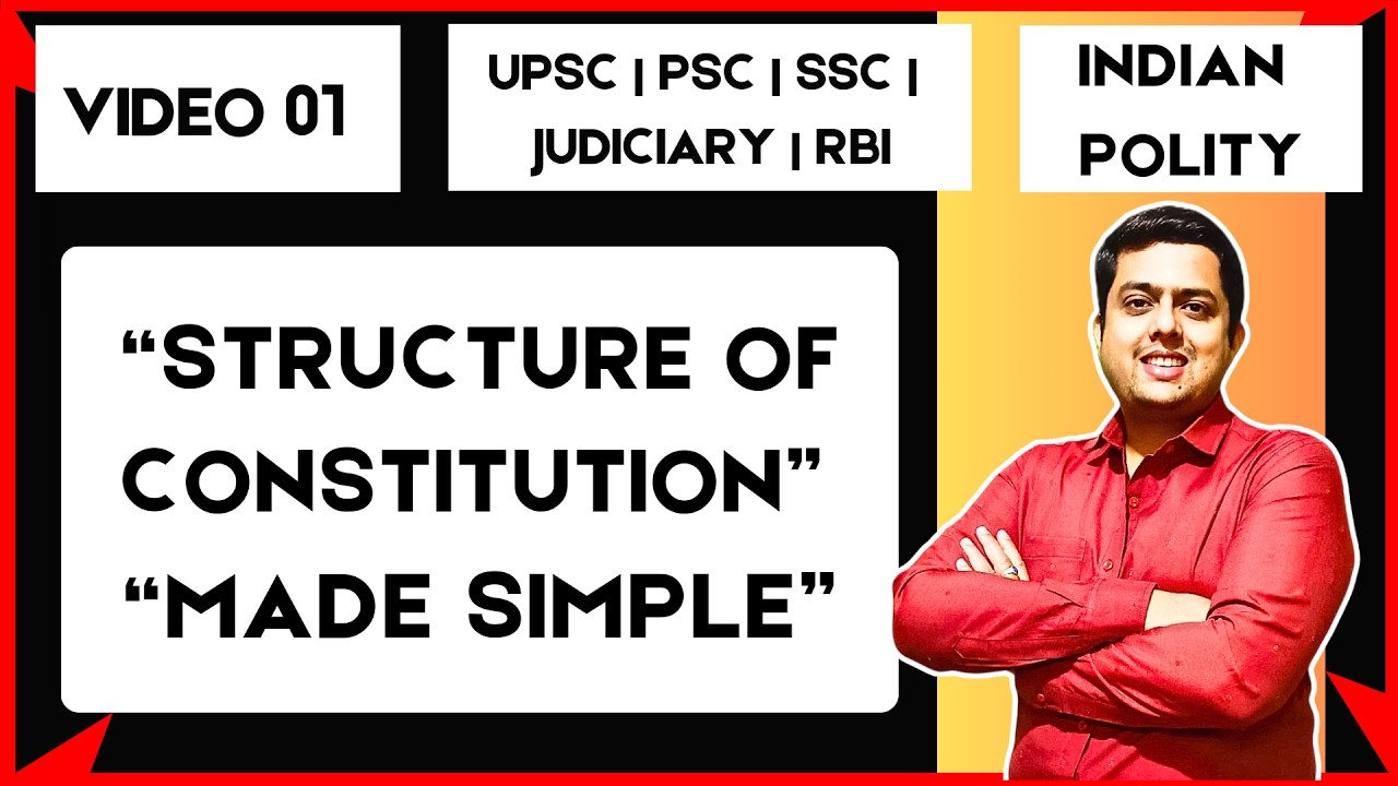 “How to Study the Constitution of India: Complete Structure Explained | UPSC CSE”