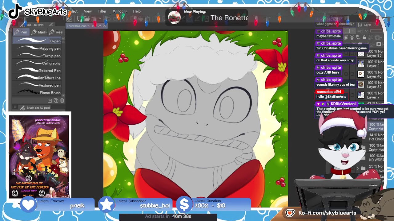 VOD | How is Christmas next week?! | Art Stream