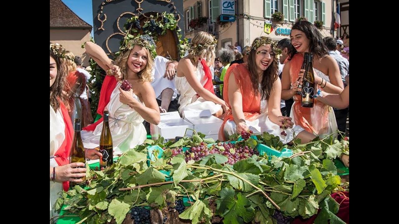 Eguisheim en Alsace : la 58 ème fête des vignerons 2018