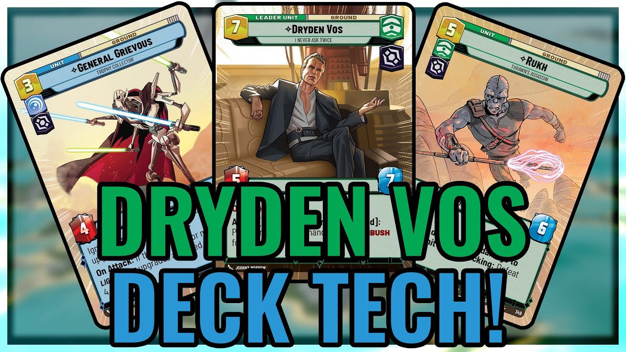 Эта новая колода Драйдена Воса СЛОМАНА! | Star Wars Unlimited Deck Tech