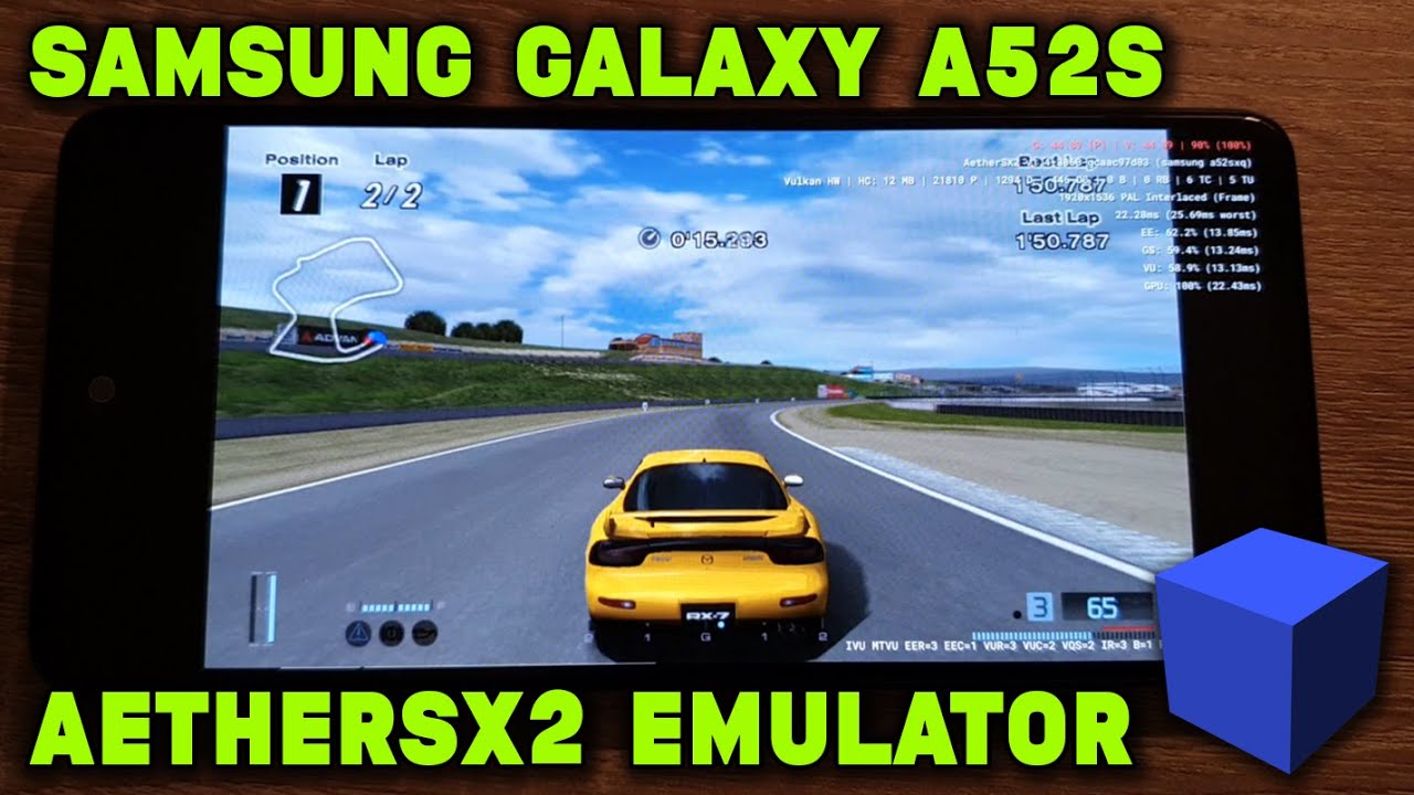 Samsung Galaxy A52s / SD 778G - Gran Turismo 3 & 4 - AetherSX2 v1.4-3060 - Test