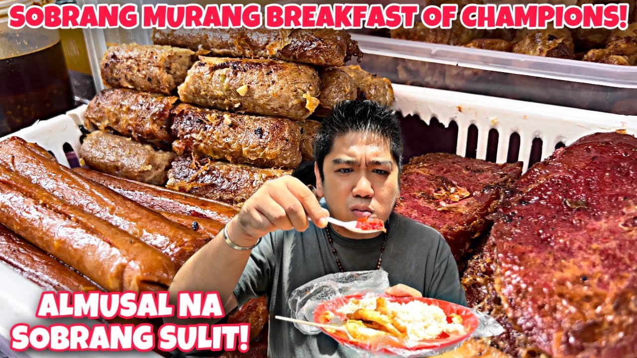 SOBRANG MURA NA ALMUSAL NA PANG MALAKASAN | STREET FOOD MANILA