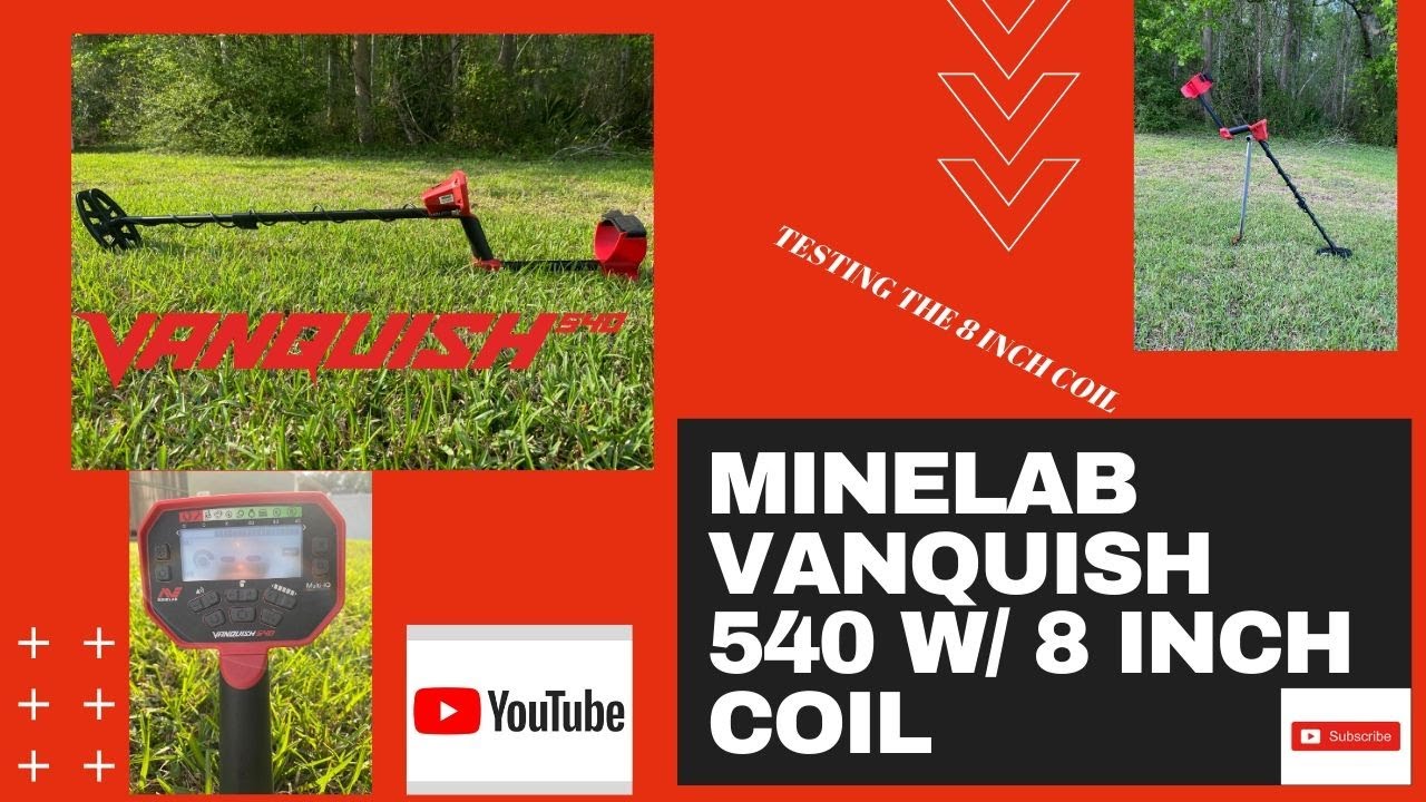 Minelab Vanquish 540 8 inch Coil Test