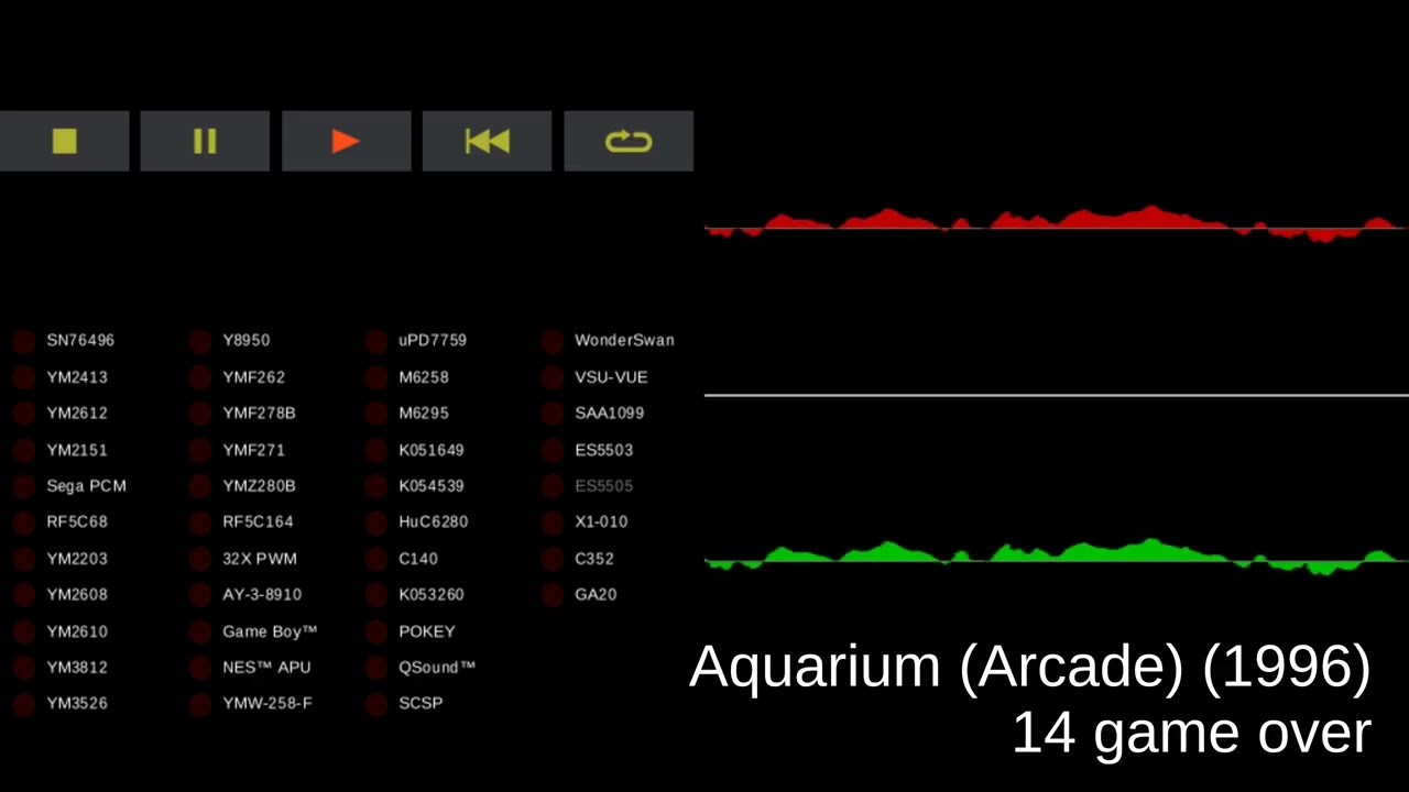 Aquarium (Arcade) - track 14 game over