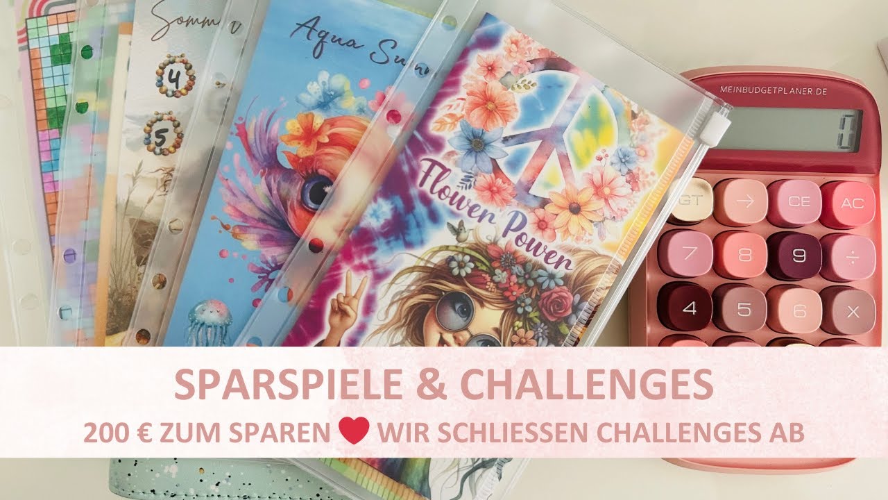 Sparspiele und Challenges August Woche 4 🌸 200 Euro zum spielen I fast alle Challenges abschließen