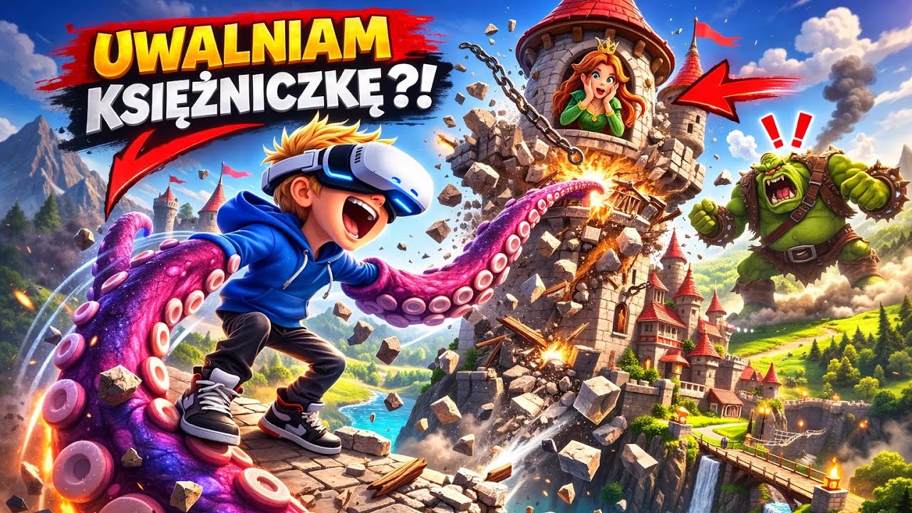 DEMOLKA ZAMKU w VR! 👑💥 (Uwolniłem Księżniczkę?!)