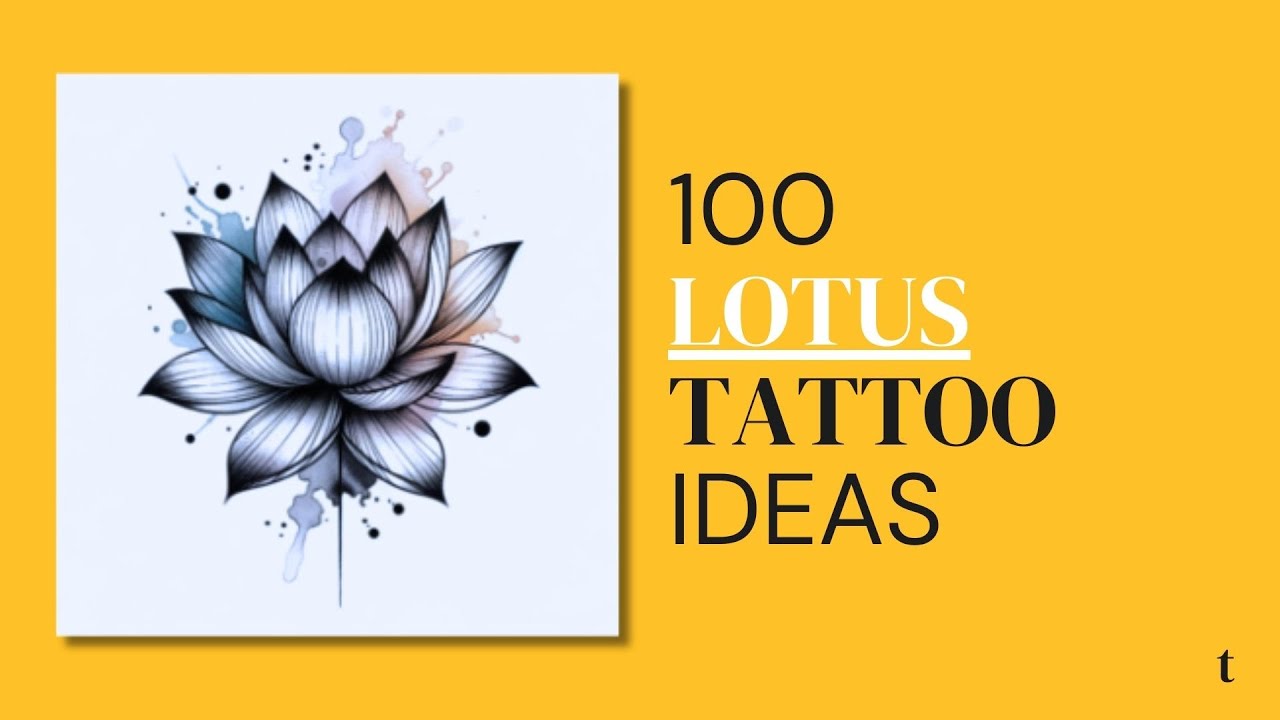 100 Lotus Tattoo Design Ideas
