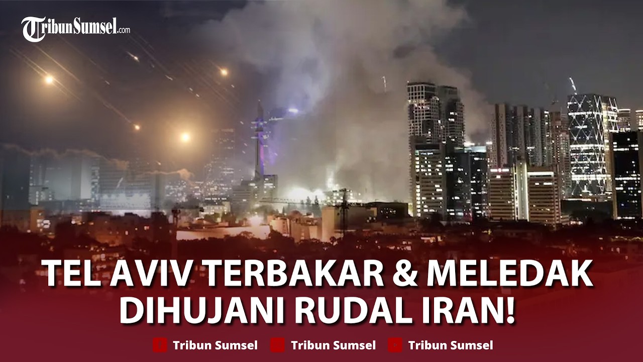 🔴Rusia Kerahkan Pesawat Nuklir, Tel Aviv Terbakar & Meledak Dihujani Rudal Iran! Iron Dome Jebol