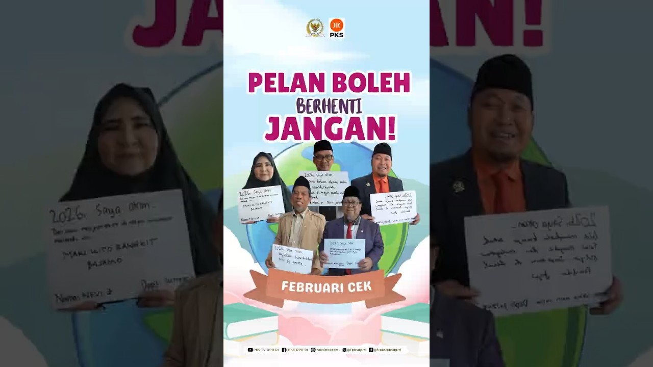 Pelan Boleh, Berhenti JANGAN! | Februari Cek