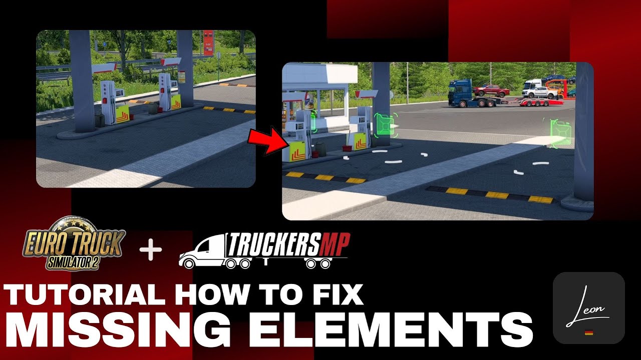 ETS2/TruckersMP Missing Game Elements Fix - How to Enable Green Symbols On The Floor (Works 2025)
