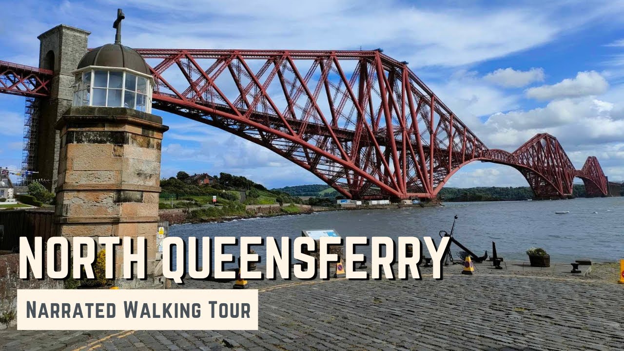 NORTH QUEENSFERRY, Scotland | 4K Narrated Walking Tour | Let's Walk 2024