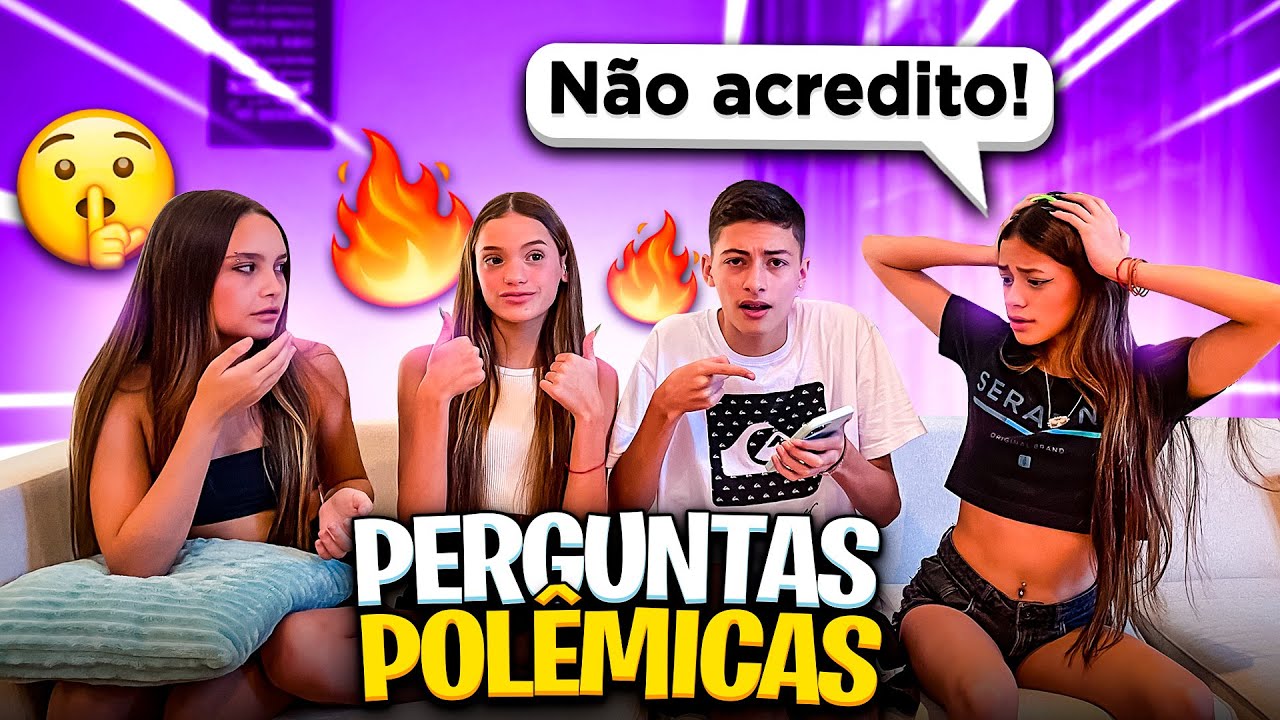 PERGUNTAS POLÊMICAS COM MILLENA E MANU MAIA E MARIA CLARA - Victor Lisboa