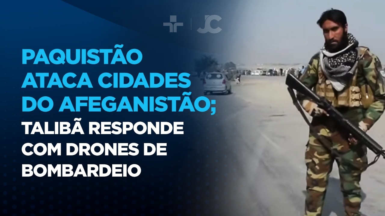 Paquistão ataca cidades do Afeganistão; Talibã responde com drones de bombardeio