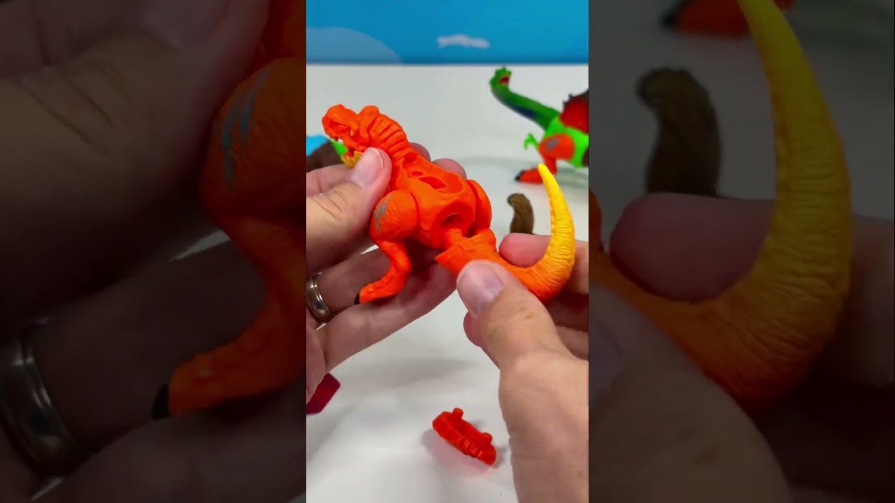 5 Surprise Dino Mix & Match Build a Tyrannosaurus #dinosaurs #unboxing #toys