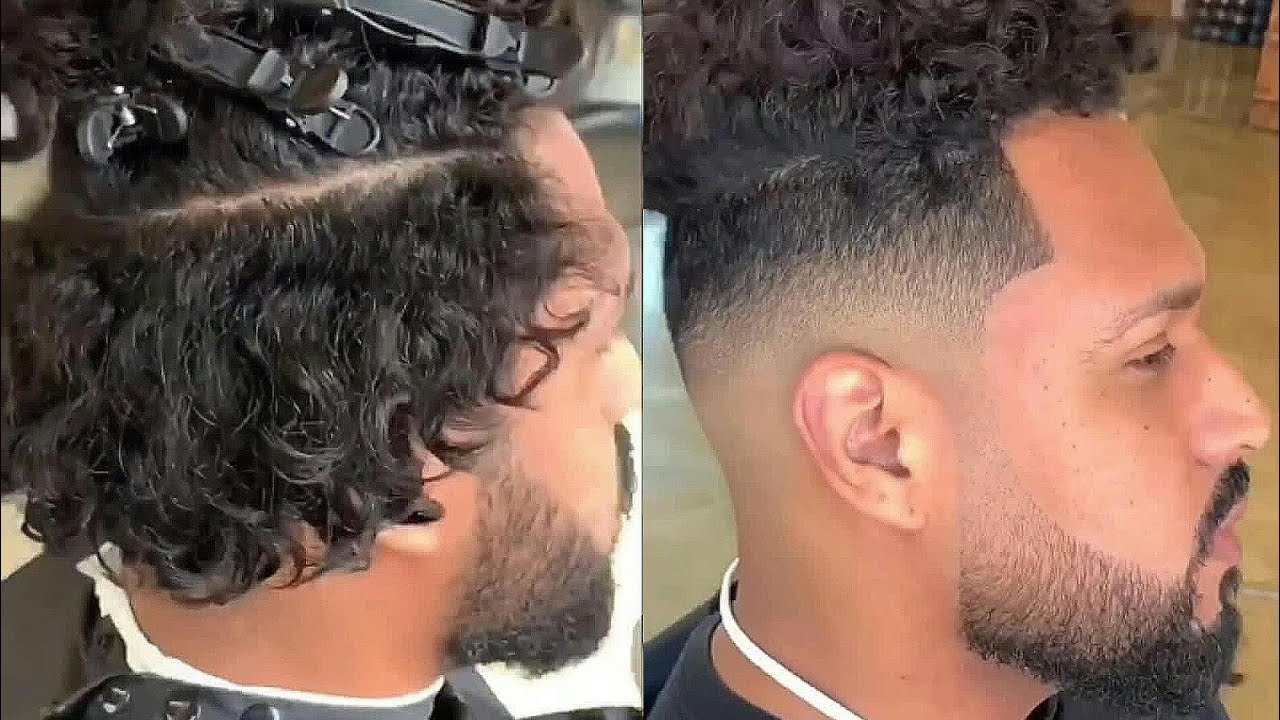 Curly Top Mid Fade | Cut By Taylor Cutz (Vertical Video)