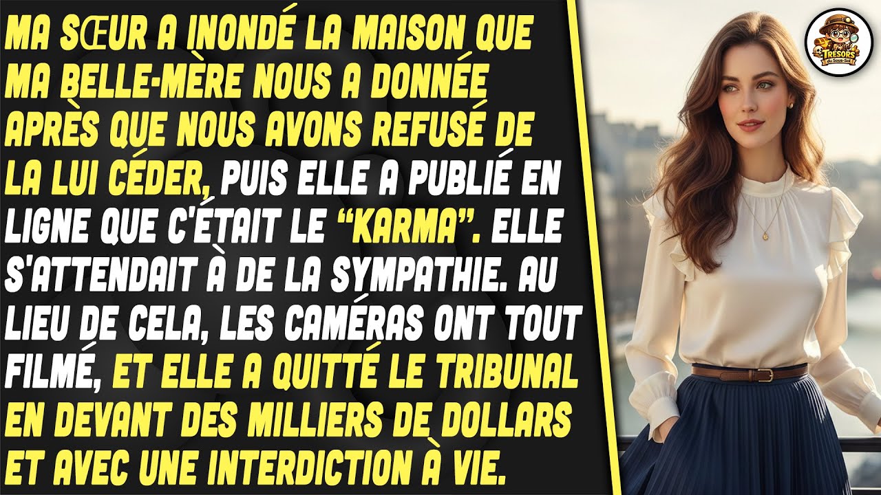 Ma Sœur A Inondé Ma Maison Suite À Mon Refus De La Lui Donner, Puis L'a Posté En Ligne.