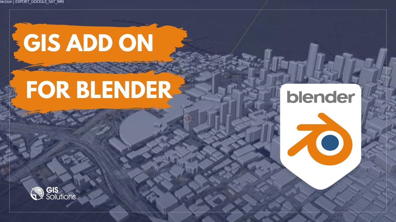 Дополнение Blender GIS