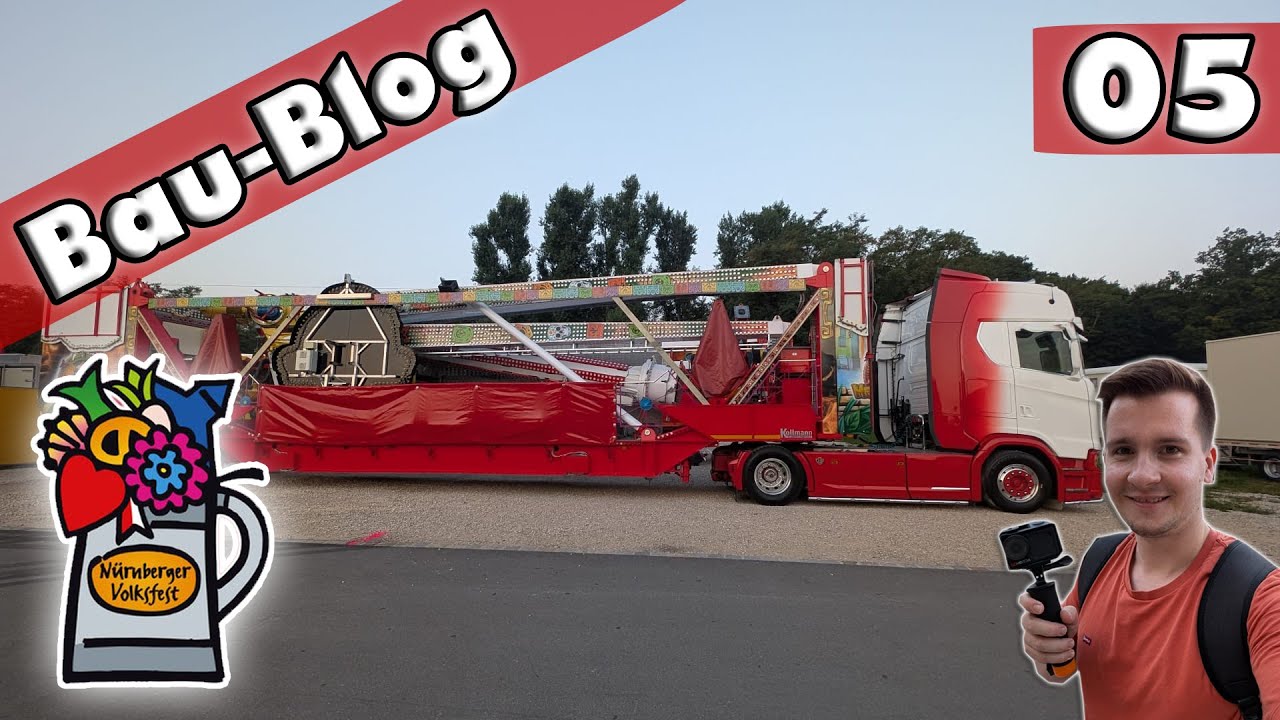Nürnberger Herbstvolksfest 2025 - Aufbau | Bau Blog #05 [FULL HD]