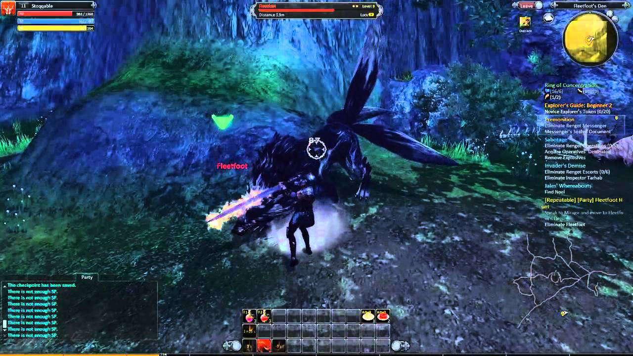 Soloing Fleetfoot. RaiderZ. LOVE the combat system! :D