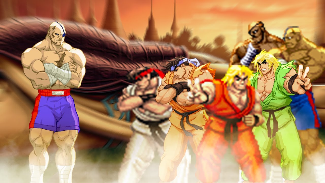 Sagat HD SF2 vs Everyone! Street Fighter Mugen