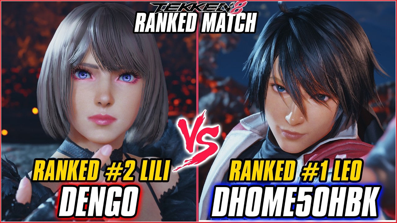 TEKKEN 8  DENGO (#2 Ranked Lili) vs DHOME50HBK (#1 Ranked Leo)  T8 RANKED GAMEPLAY