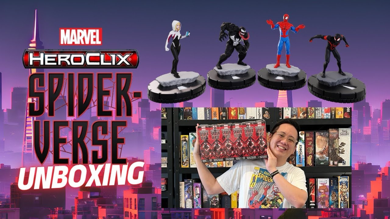 Marvel HeroClix - Unboxing - Spider-Verse @WizKidsGames