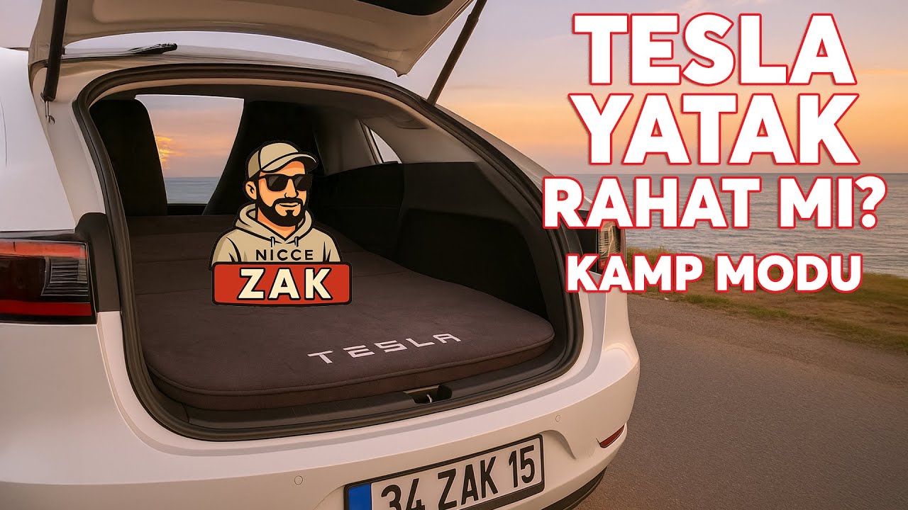 TESLA YATAK Deneyimi | Sünger Yatak, Kamp Modu Rahat mı, Mantıklı mı?