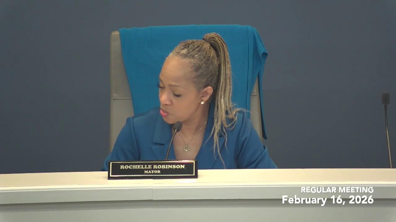 2026 -- 02-16 City Council Regular Meeting 6 PM