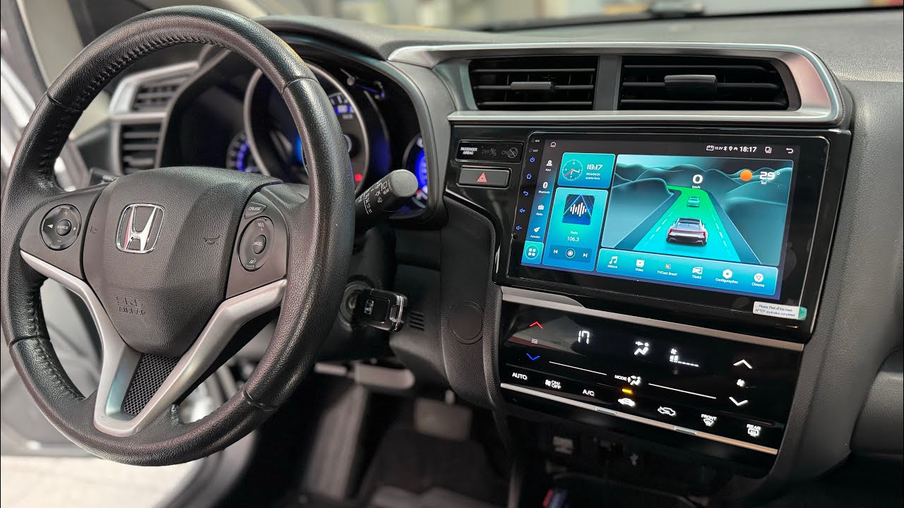 Multimídia Honda fit 2015-2021 Adak lançamento 🚀 contato 11 945434688