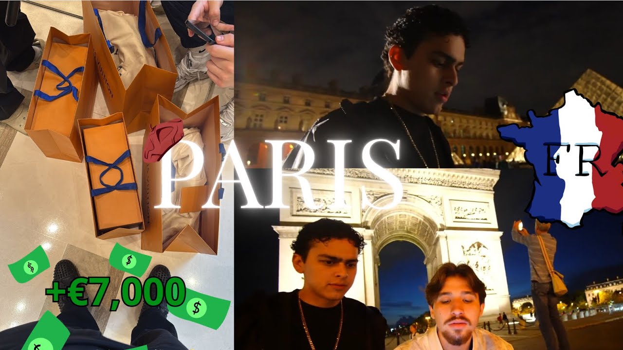 Lonche y Wilito se gastan mas de 7mil euros en ropa Louis Vuitton para fotos en Paris💶 🇫🇷🔥(sale mal)