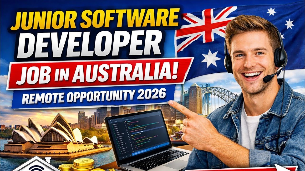 Junior Software Developer Job in Australia 🇦🇺 | Remote Opportunity 2026