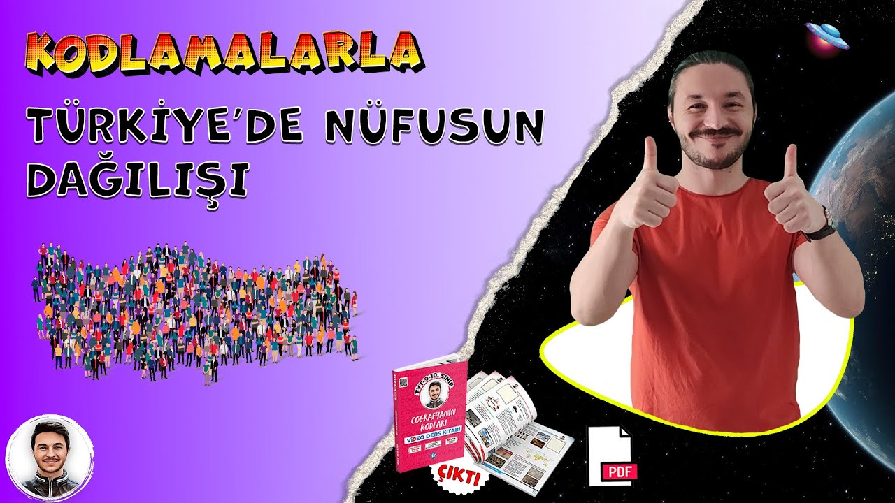 Türkiye Nüfusunun Dağılışı ve Tarihsel Gelişimi 🕵🏼‍♂️ Tyt coğrafya - 10.sınıf Coğrafya 📂PDF