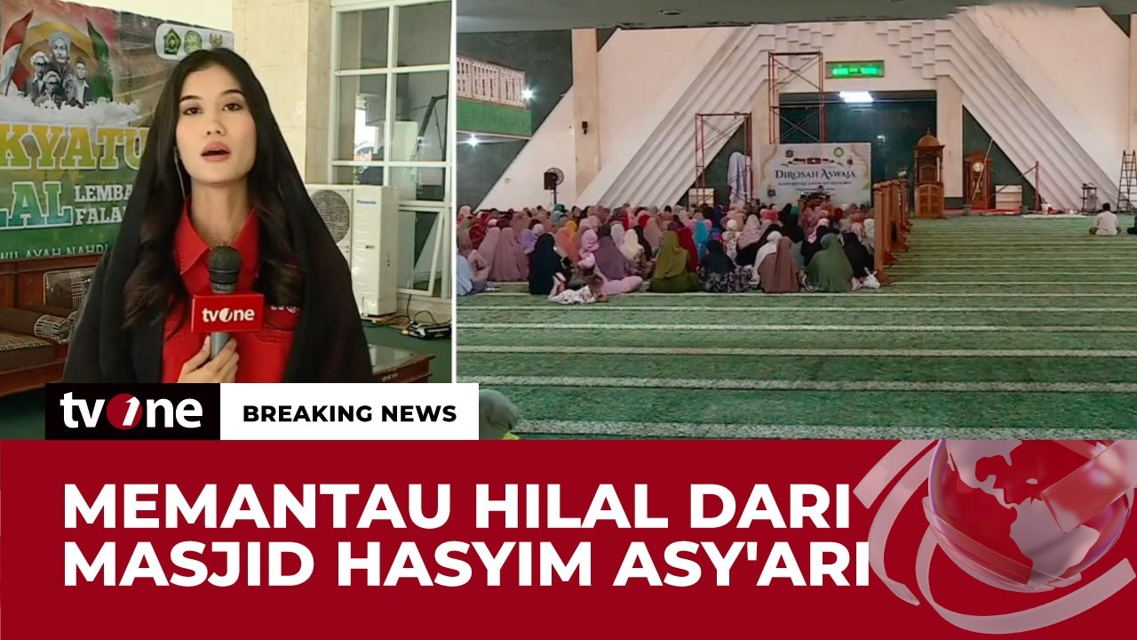 Pemantauan Hilal Dari Masjid Raya Hasyim Asy'ari Jakarta | Breaking News