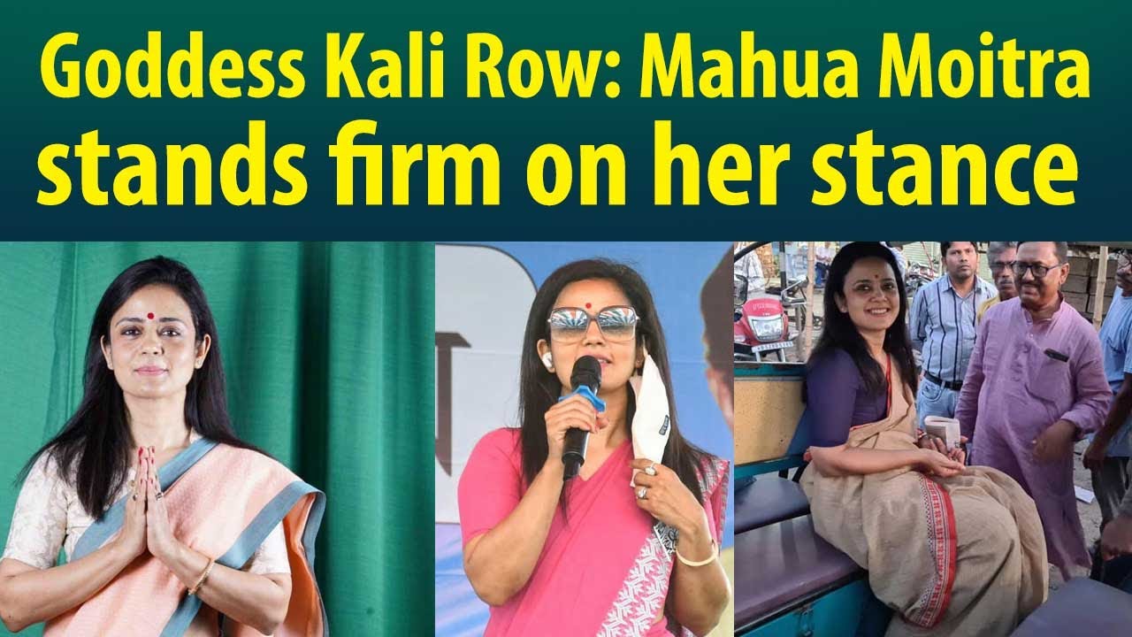 Mahua Moitra reacts to her Goddess Kali comment controversy