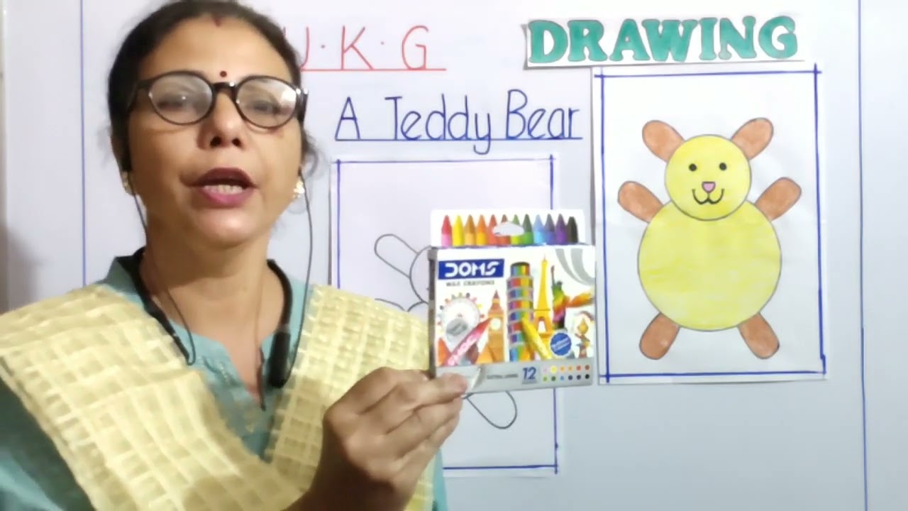 UKG (2021-2022)DRAWING -A TEDDY BEAR