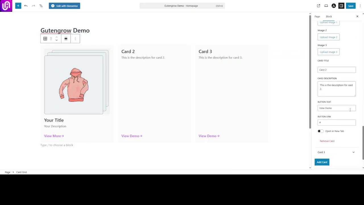 Card grid