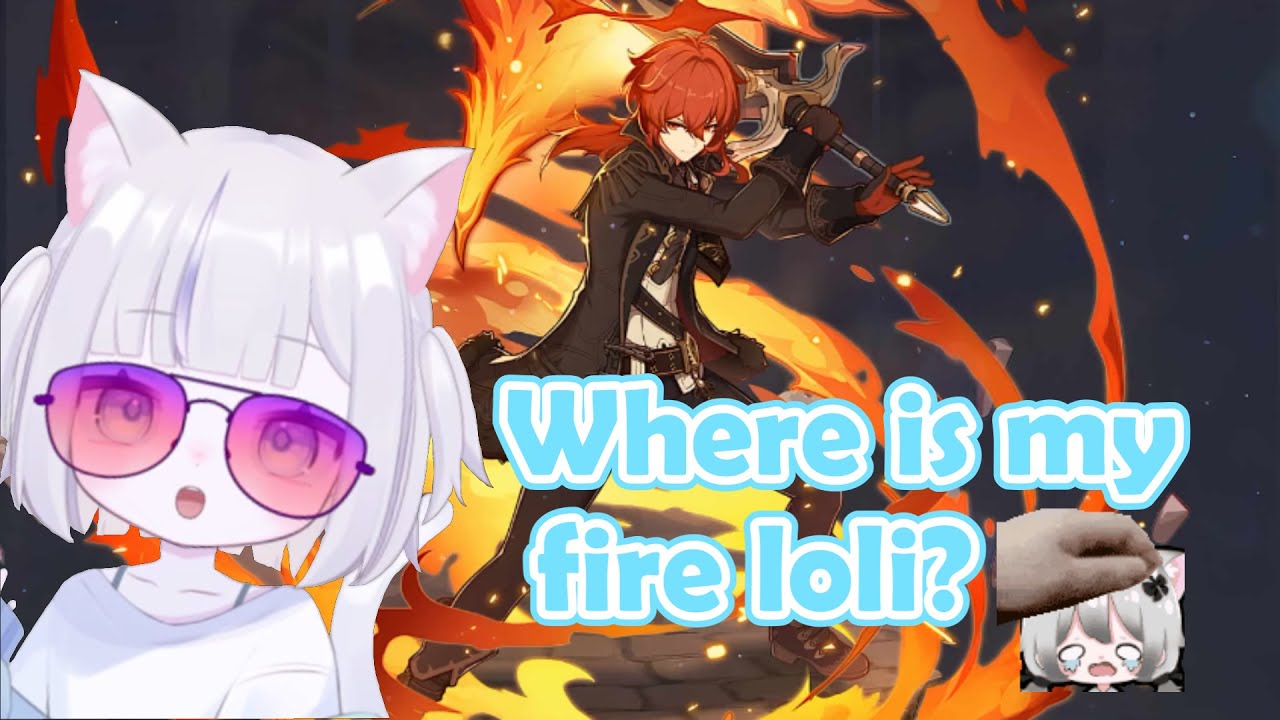 Kasii plays gacha in Genshin Impact to get Klee