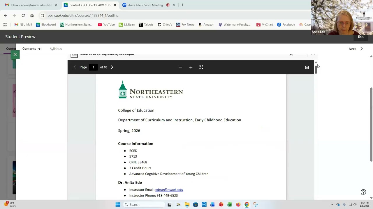 ECED 5713 Syllabus